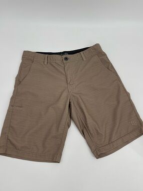 Dahui Hybrid Tan Men's 32 Flat Front Board Shorts Quick Dry Surf Skate Beach